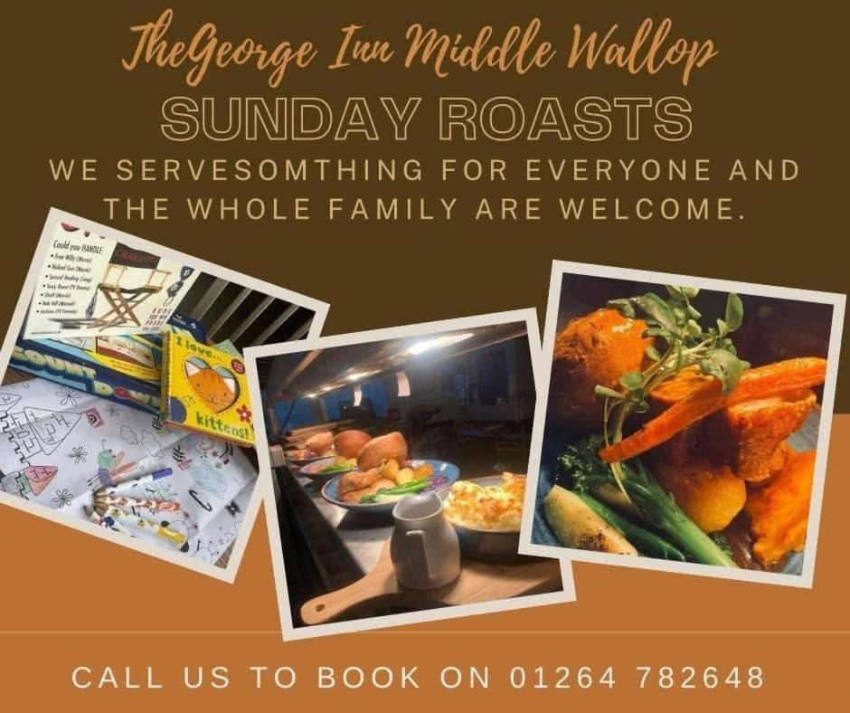 The George Inn Middle Wallop Stockbridge  Buitenkant foto
